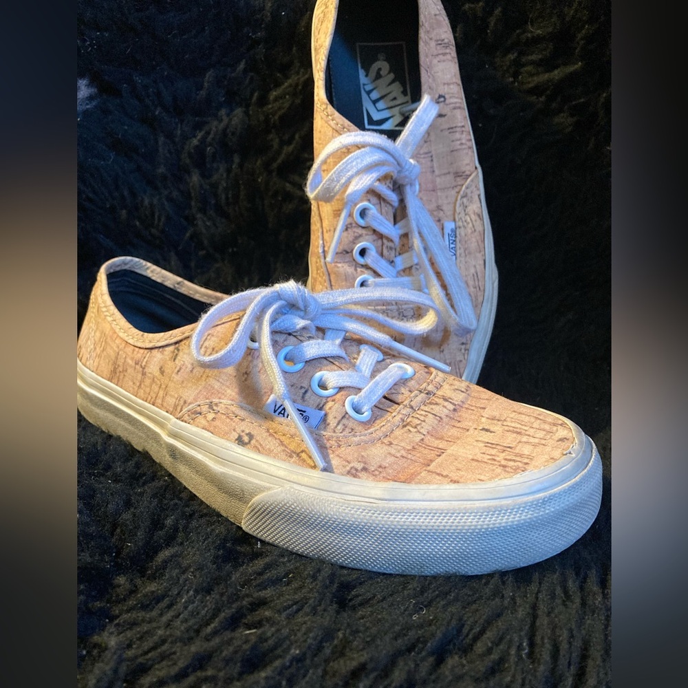 Men’s Vans Authentic Cork Print Shoes
